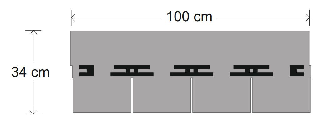 гибкая черепица rectangular