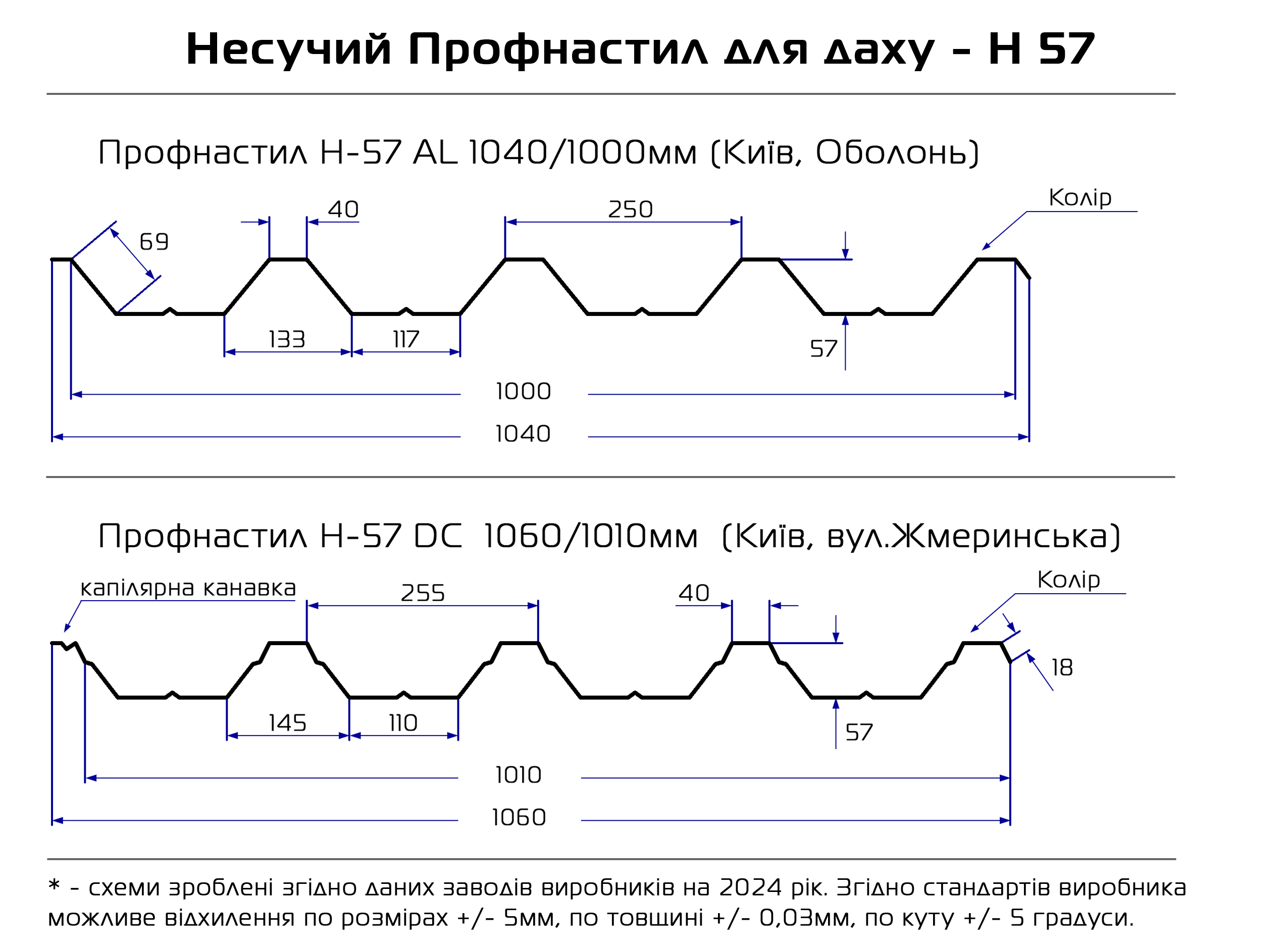 Профнастил Н-57