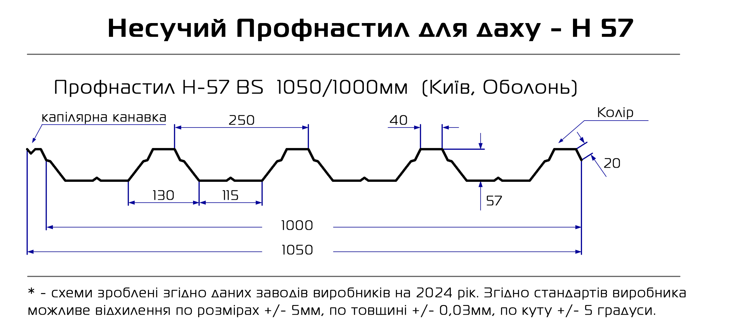 Профнастил Н-57