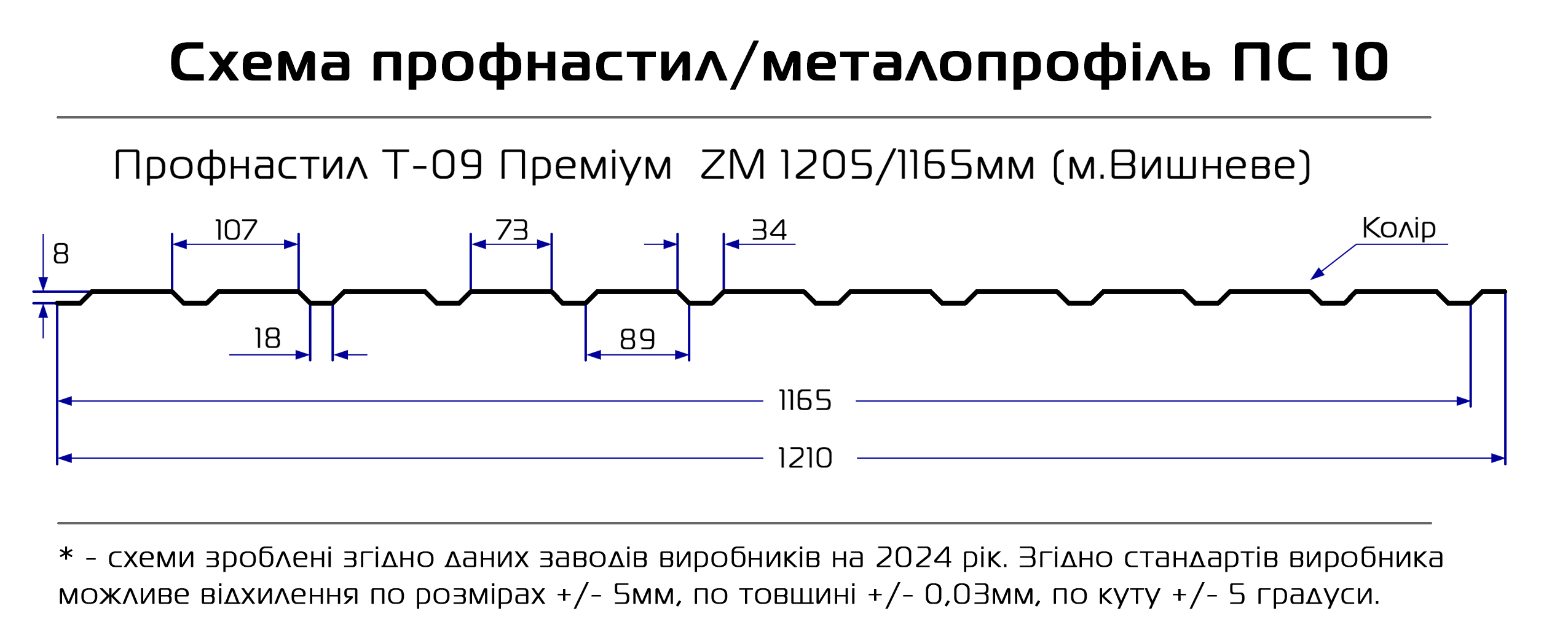 Профнастил ПС-10