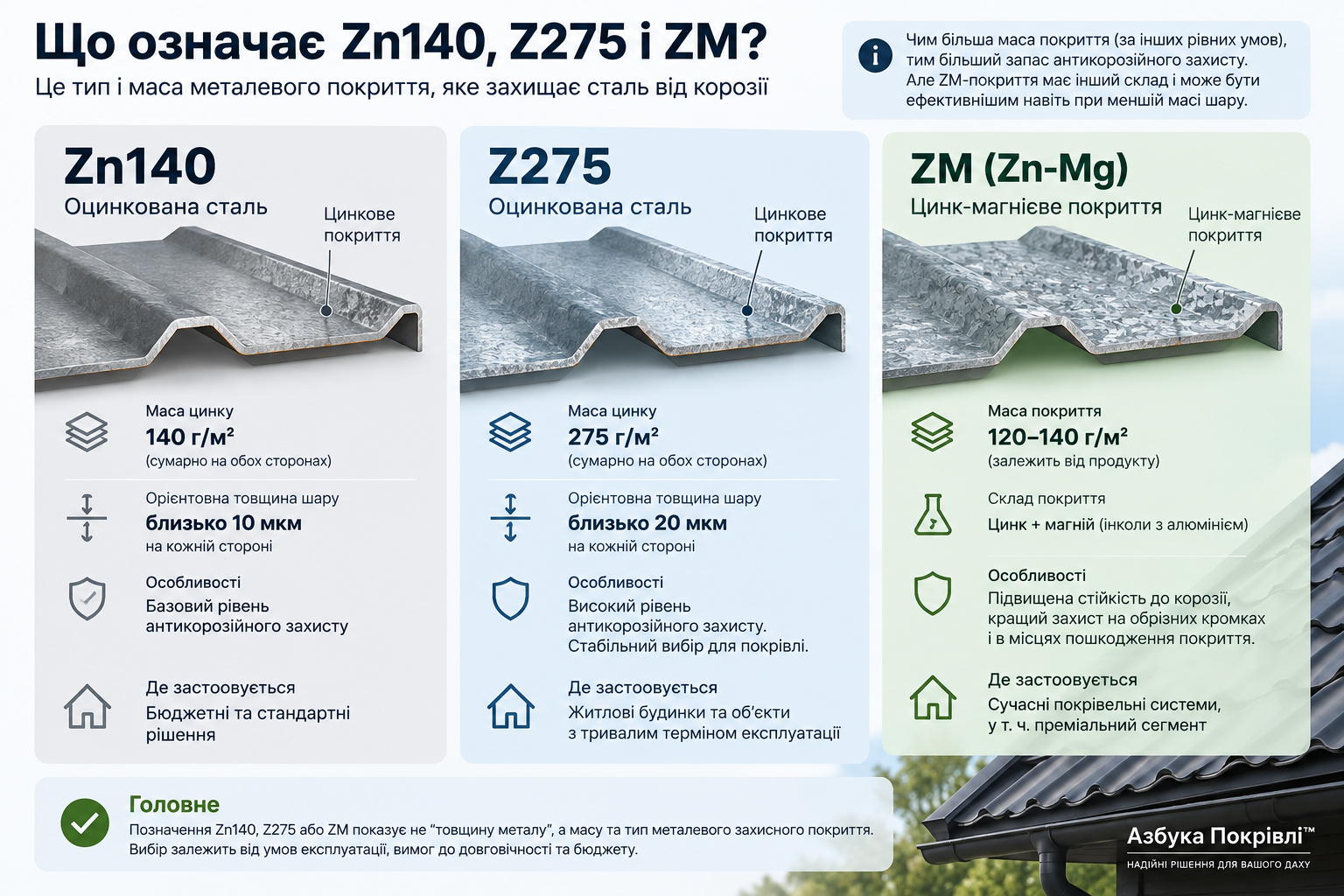 Сколько цинка должно быть в металлочерепице